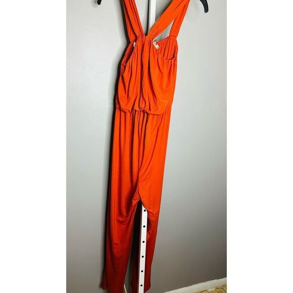 NWT ASOS Maternity Burnt Orange Wide Legged Jumpsuit - Picture 3 of 8